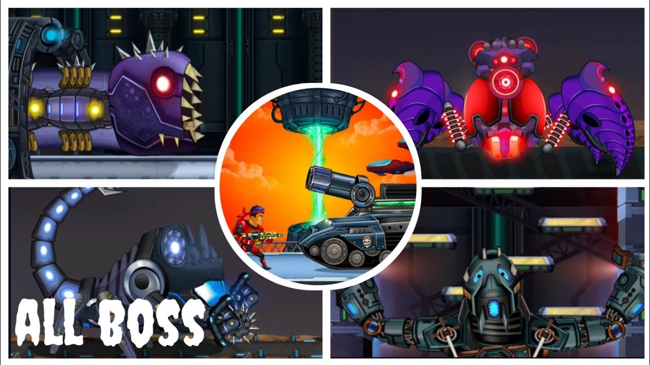 Alpha Guns 2 - all bosses + ending