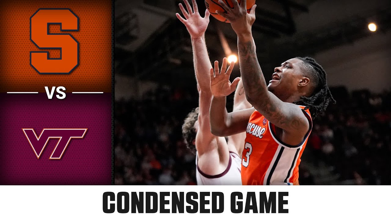 Syracuse vs. Virginia Tech Condensed Game | 2024-25 ACC Men’s Basketbll