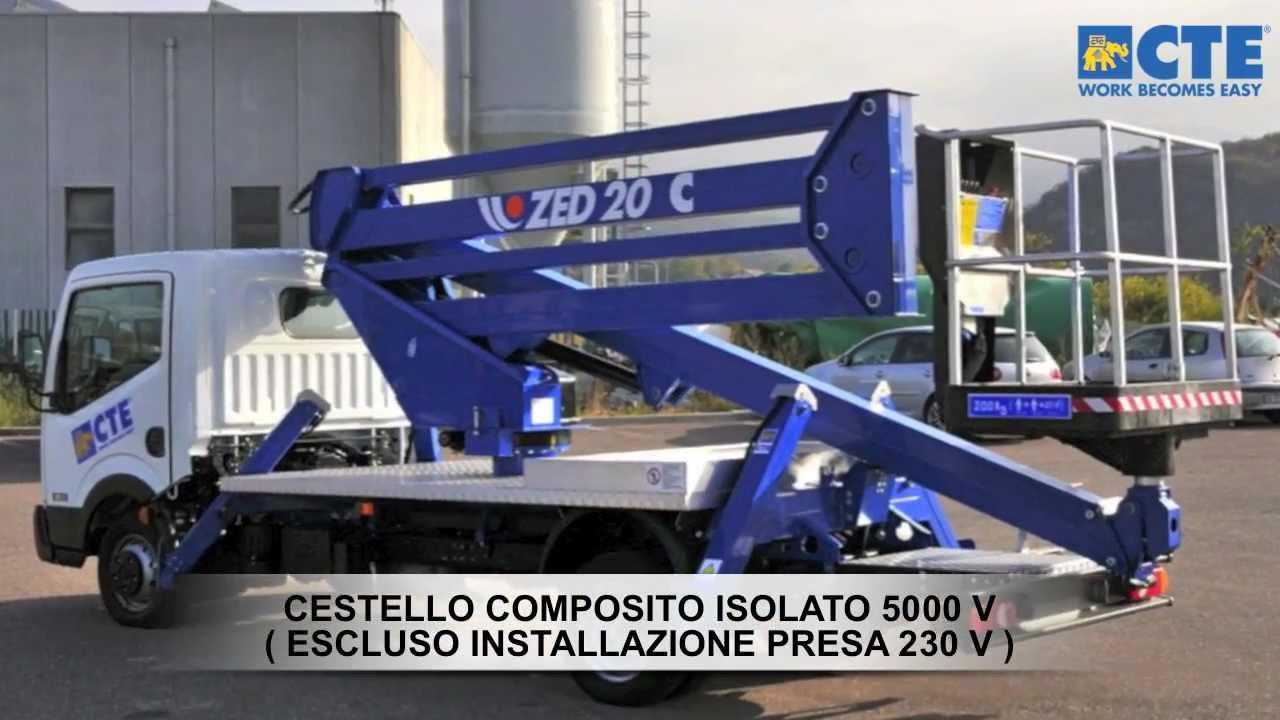 Piattaforma aerea articolata ZED 20 C