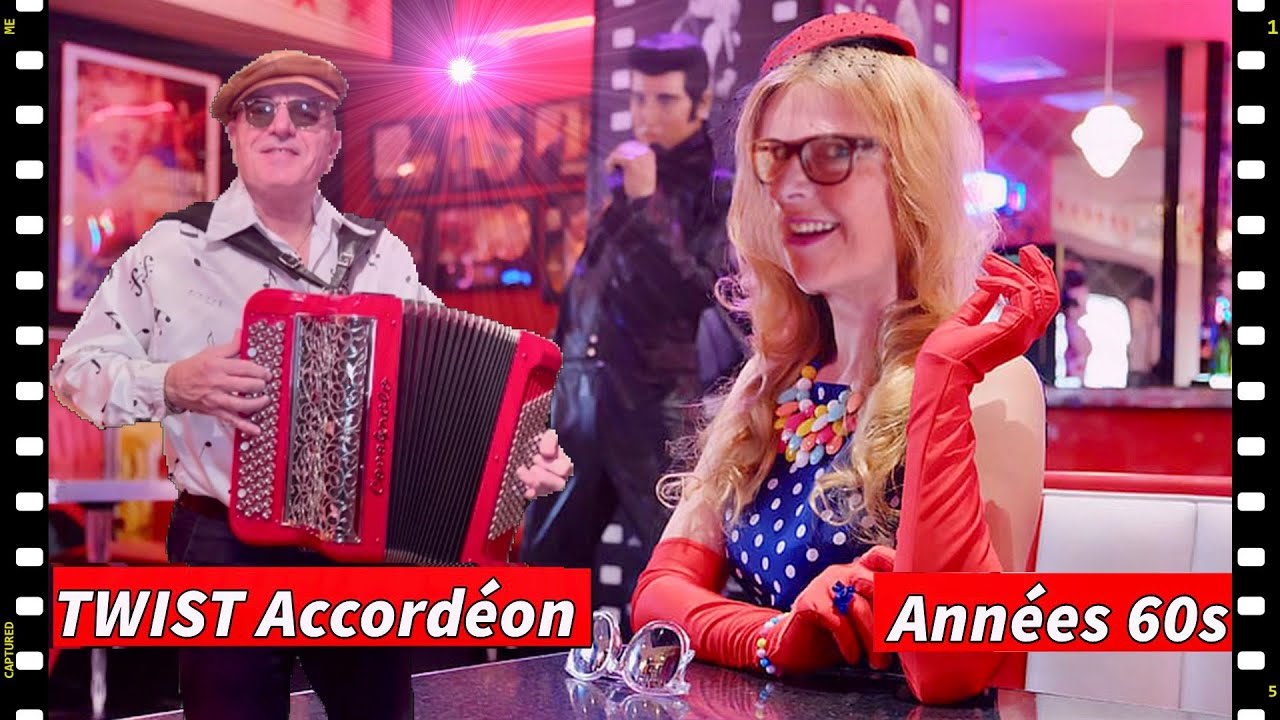 TWIST accordéon années 1960 years Sixties accordeon numérique Ambiance vintage danse rock and roll