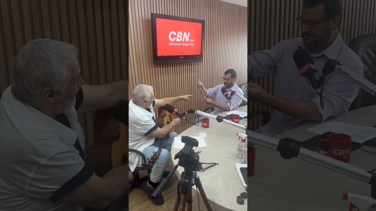 Participação na rádio CBN Vale, no programa CBN na Rede!  