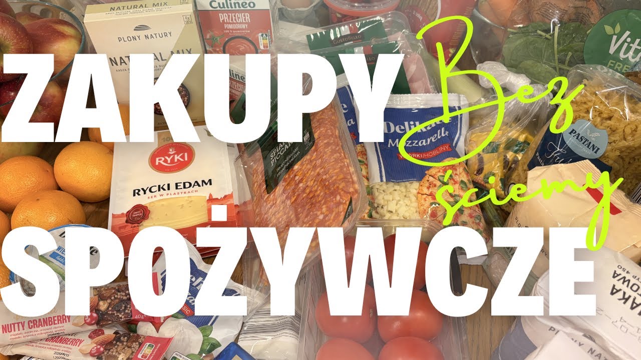 Tygodniowe zakupy spożywcze z Biedronki za 300 zł?🐞 🛒 RODZINA 2+2 | Plan posiłków 🥘