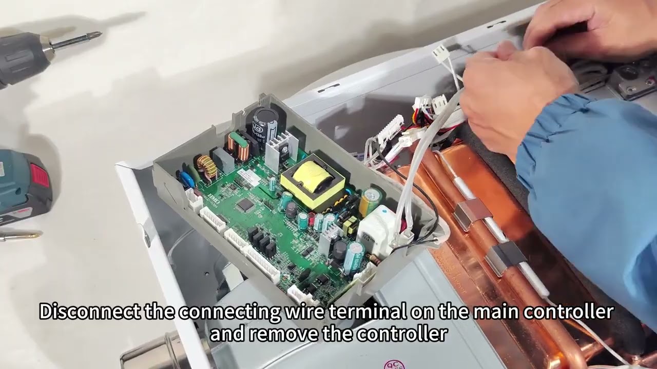 FOGATTI Home Water Heater Indoor Unit Replacement Main Controller Video