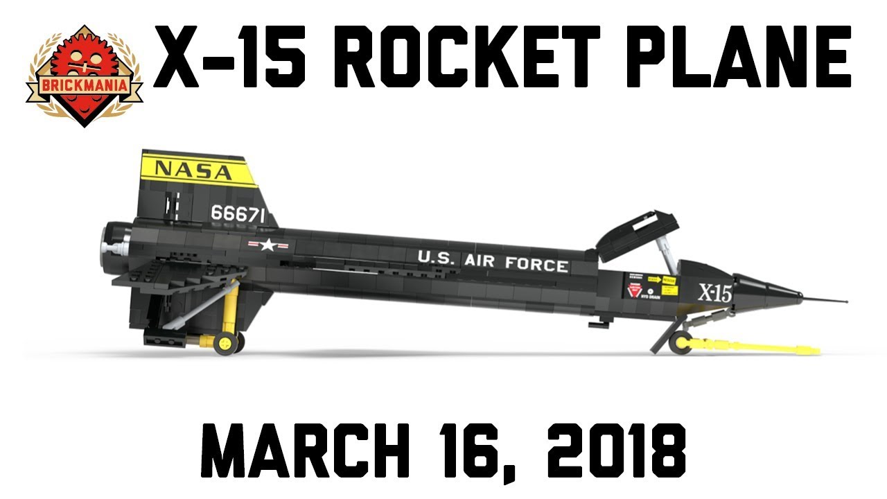 X-15 Rocket Plane – Custom Lego
