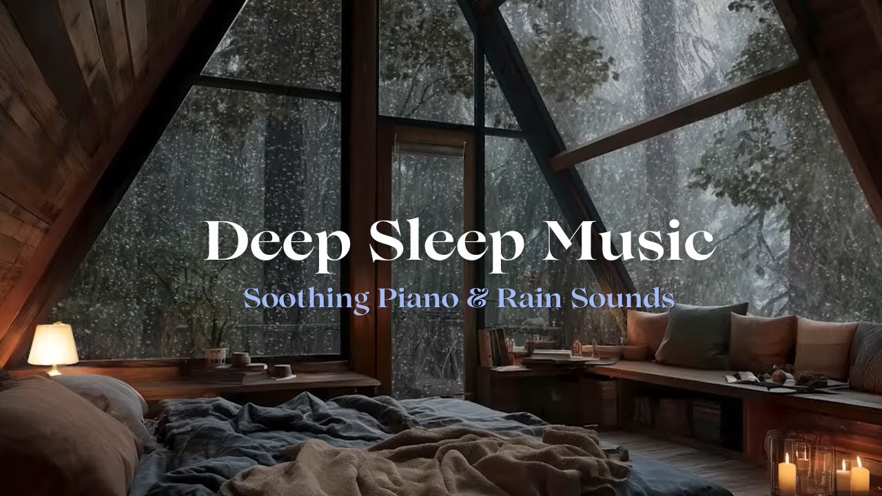Soothing Piano & Rain Sounds 🌧️ | Deep Sleep Music for Anxiety Relief & Inner Peace