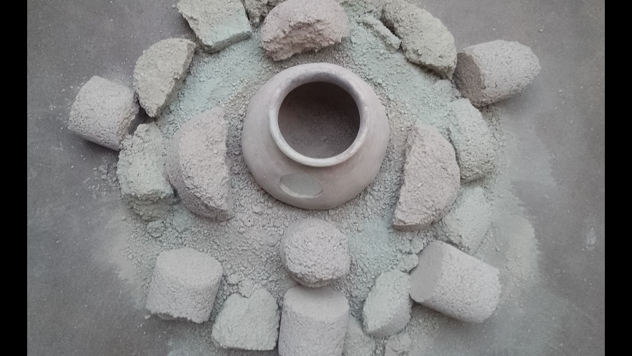 SAND CEMENT CONCRETE ❤️ TEXTURE DRY🌪️+WATER 💧CRUMBLING🫶 #asmr