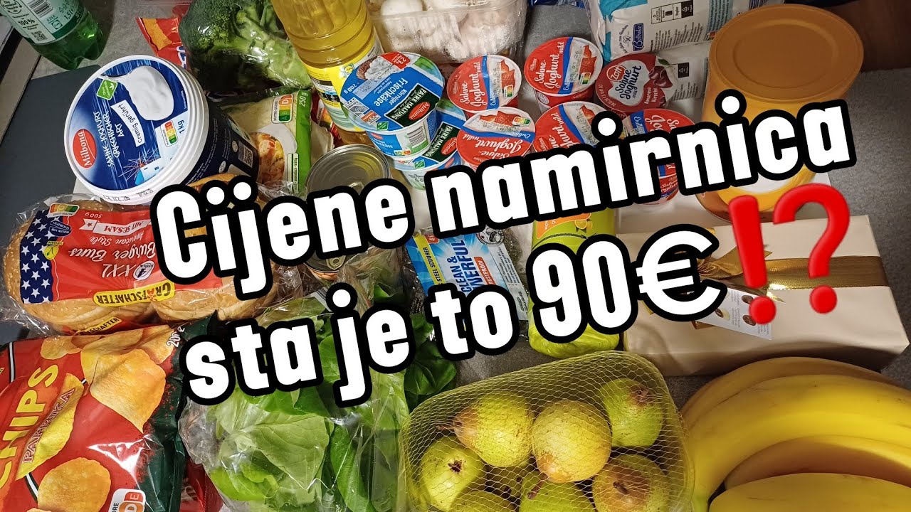 CIJENE NAMIRNICA U NJEMACKOJ💶 LIDL💶 Die Preise Lebensmittel in Deutschland