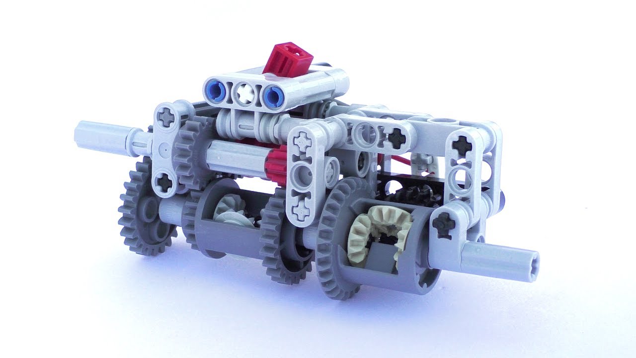 Lego Technic Compact 3 Speed Automatic Gearbox (+Instructions) - Lego Technic Mastery