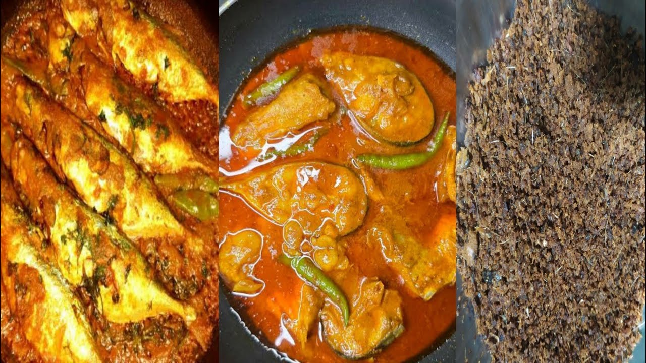 আজকের চন্দন ইলিশ ঝুরা আর পাঙ্গাস মাছ ভুনা আর সুরমা মাছ ভুনা 😋