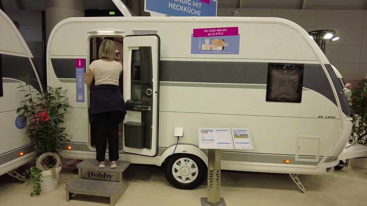 4 meters small caravan HOBBY DELUXE 400 2024