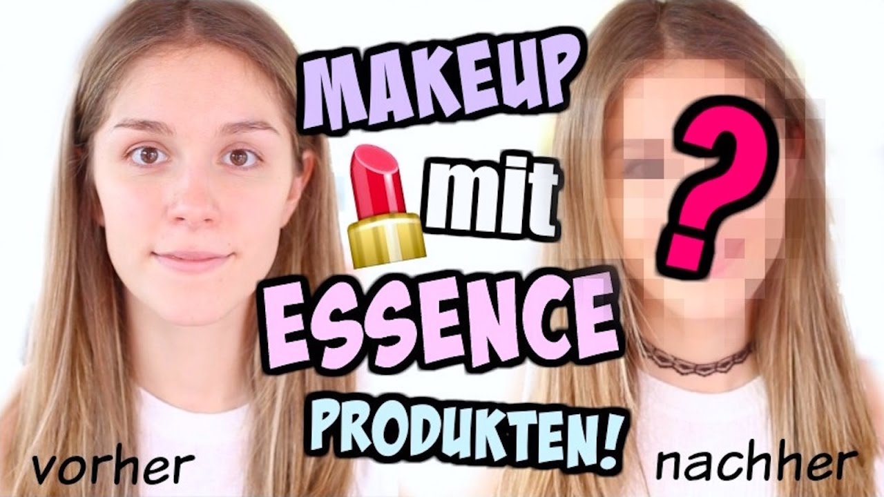 DROGERIE MAKEUP mit ESSENCE PRODUKTEN für unter 4€! + GET READY WITH ME ♡ BarbieLovesLipsticks