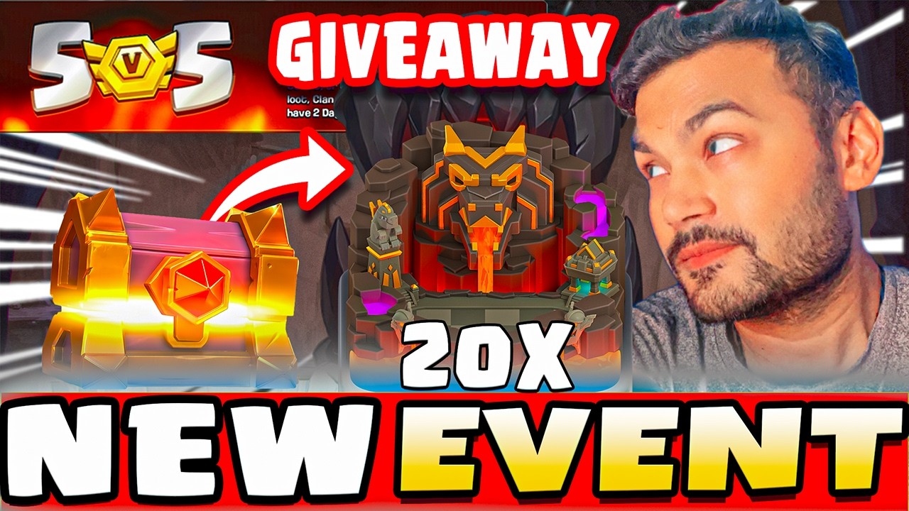 LIVE GIVEAWAY | NEW EVENT | BASE VISIT | CLASH OF CLANS GAMEPLAY