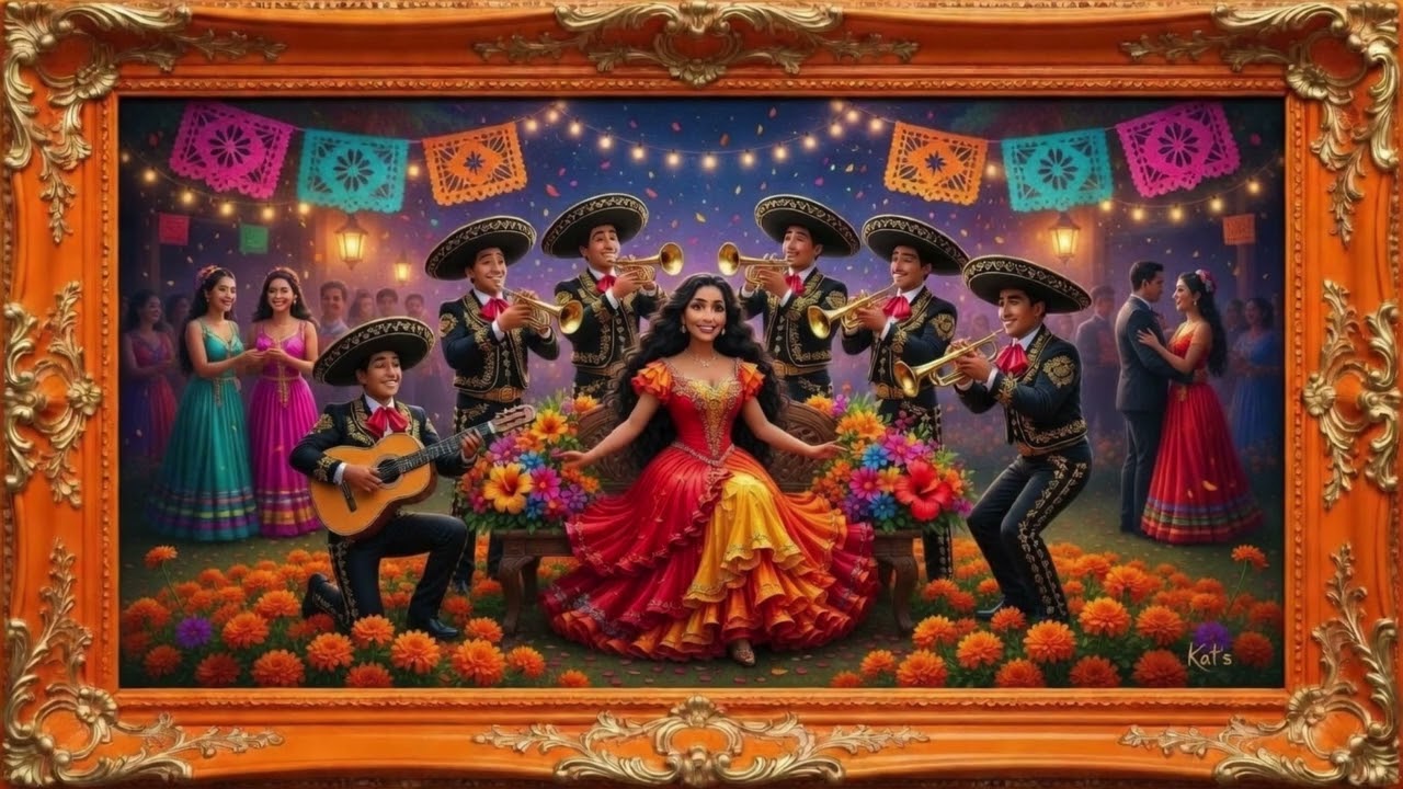 Beautiful Senorita | Hermosa Mujer Serenada por Mariachi | screensaver | Frame TV Art | ArtedeTV
