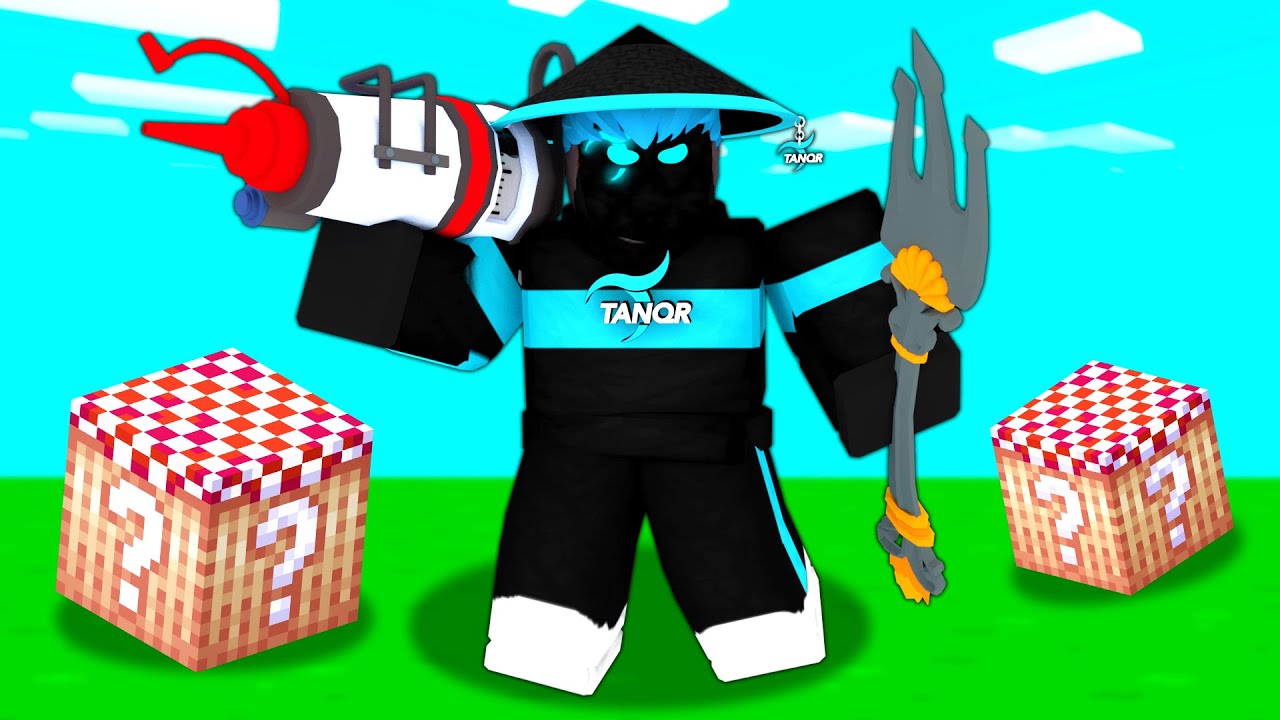 Итак, они добавили ЕДУ ЛАКИ БЛОКИ в Roblox Bedwars.