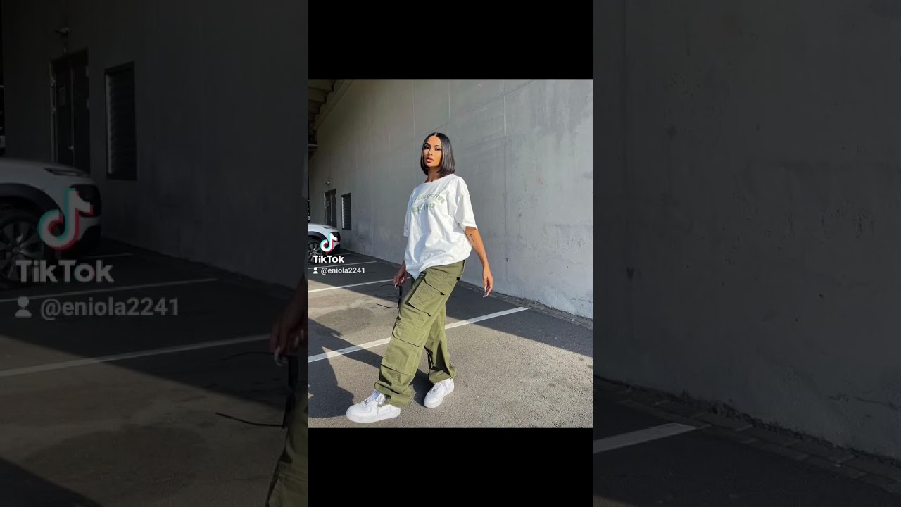 How to style cargo pants for ladies 🦋🦋 #viral #fashionideas #styletips #youtubeshorts #suscribete