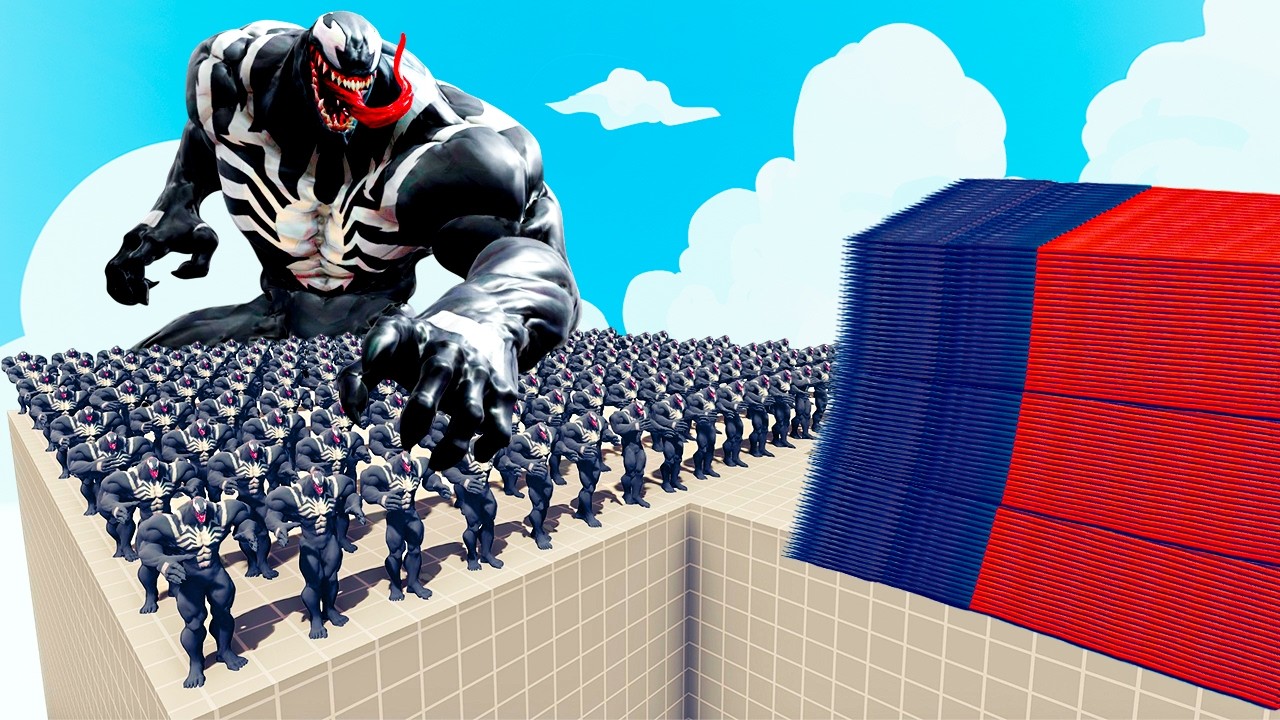 200x VENOM + 1x GIANT vs EVERY GOD - Totally Accurate Battle Simulator TABS