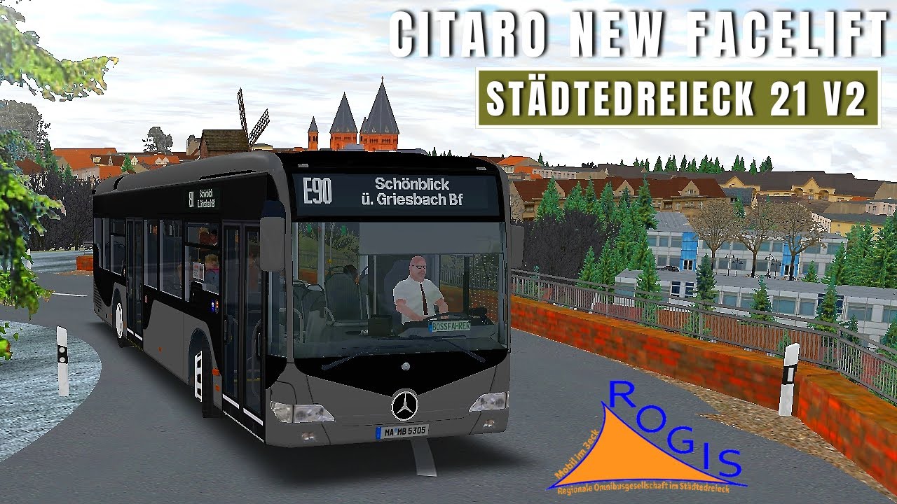 OMSI 2 [60 FPS] - CITARO NEW Facelift ⭐ im STÄDTEDREIECK!  - Let's Play Omsi 2 [