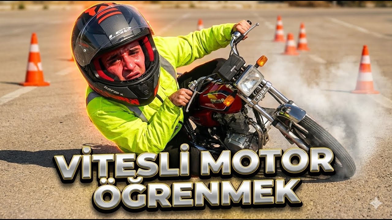 A1 Ehliyet Çalışması | Parkurda Antrenman Yaptım | İlk Motovlog !!
