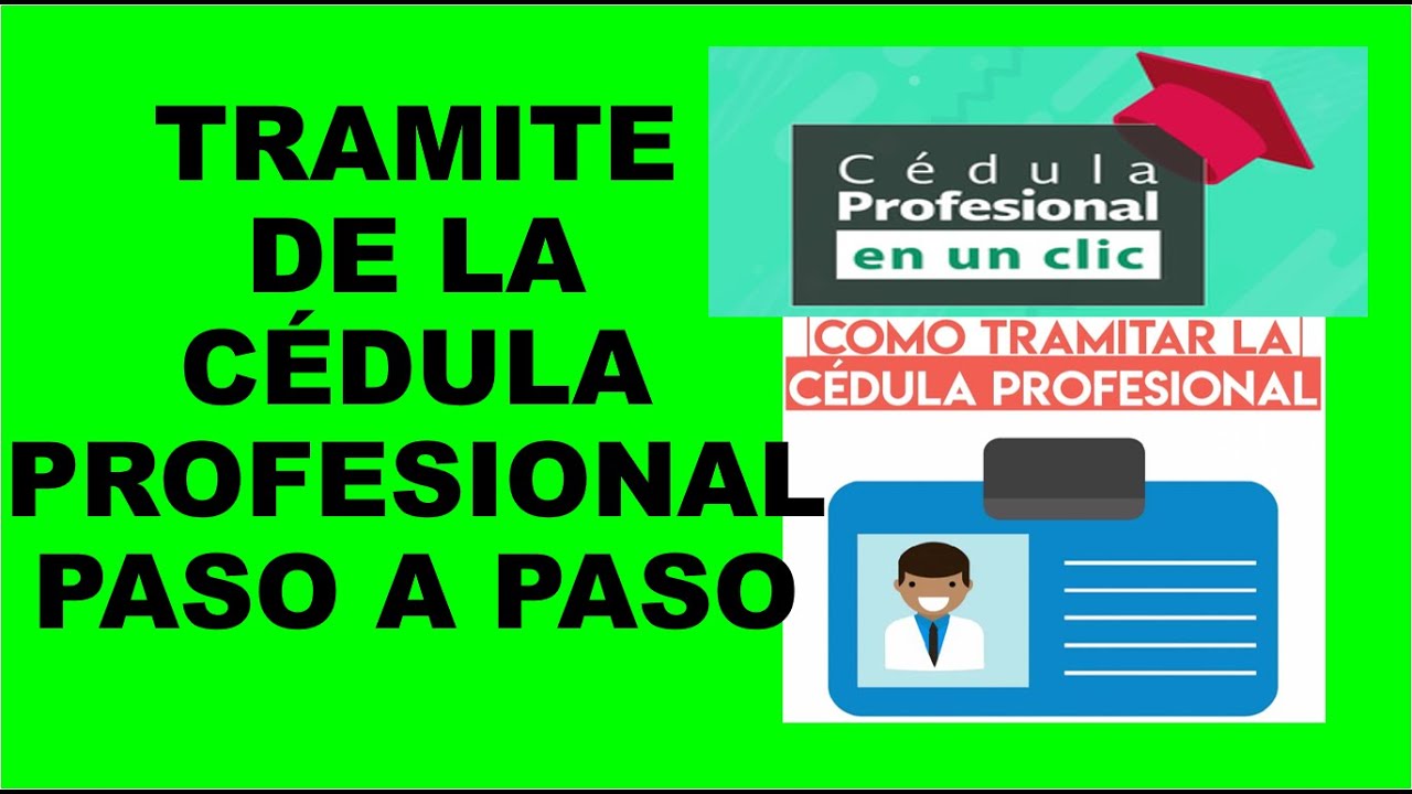 Soy Docente: CÉDULA PROFESIONAL PASO A PASO