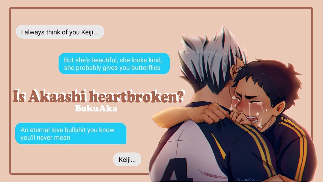 Is Akaashi heartbroken? || BokuAka || Angst/Fluff || Happier (Not) Lyric prank || Haikyuu Text