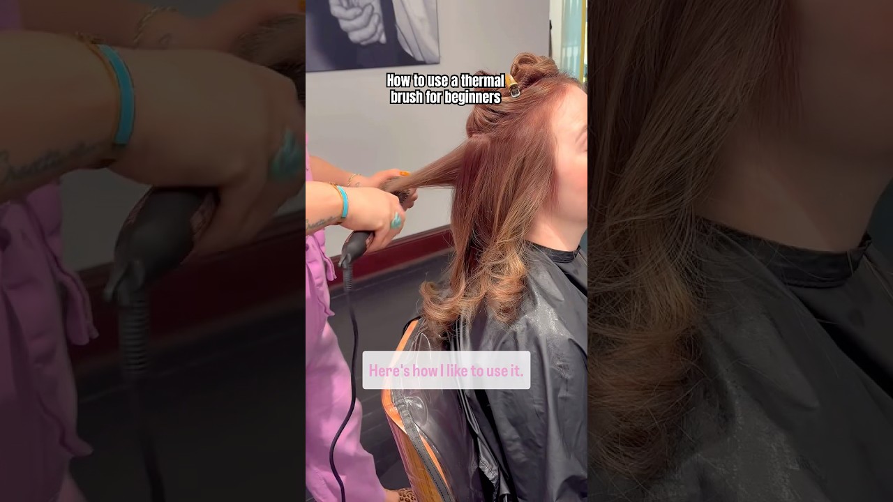 Hot Round Brush Tutorial💗 