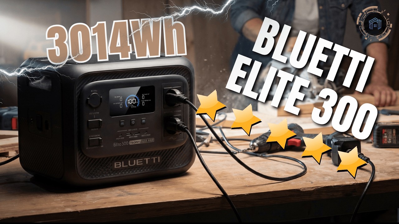 BLUETTI ELITE 300 Review: Massive Kapazität 🔋, neues Kühlkonzept & 93% Effizienz!