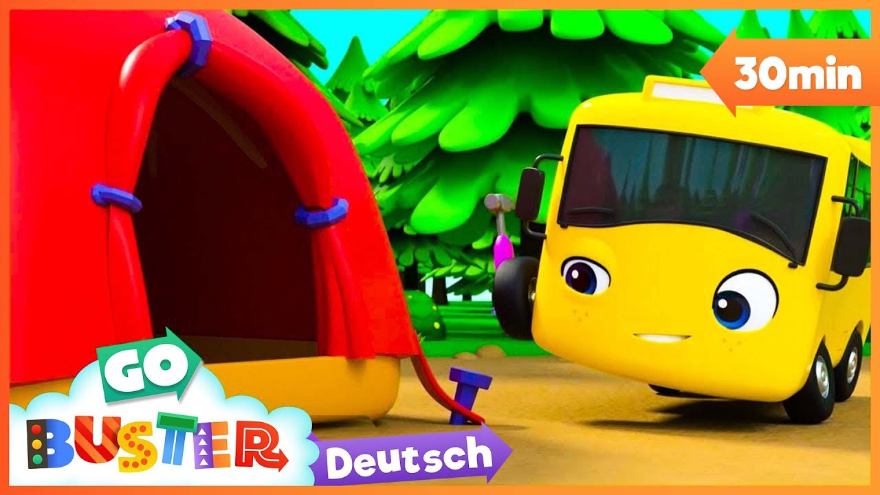 Zelten mit Buster | Go Buster Deutsch | Cartoons für Kinder