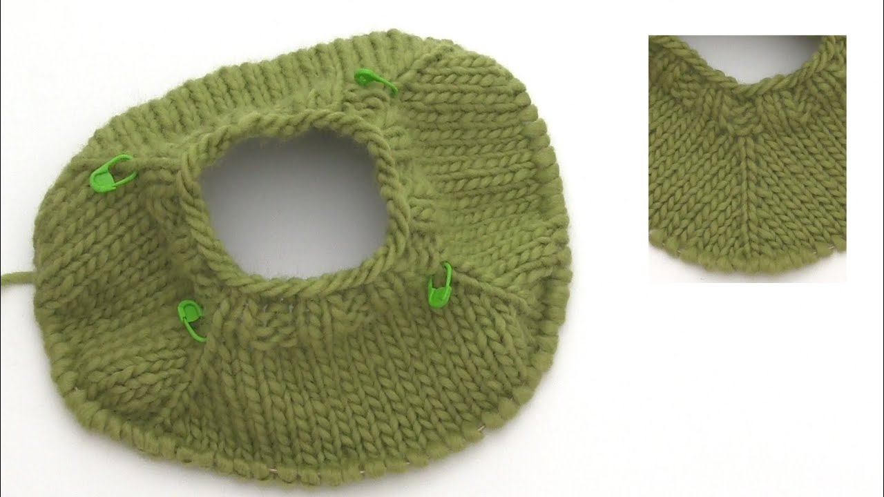 How to increase to raglan and how to work the stitches the round after