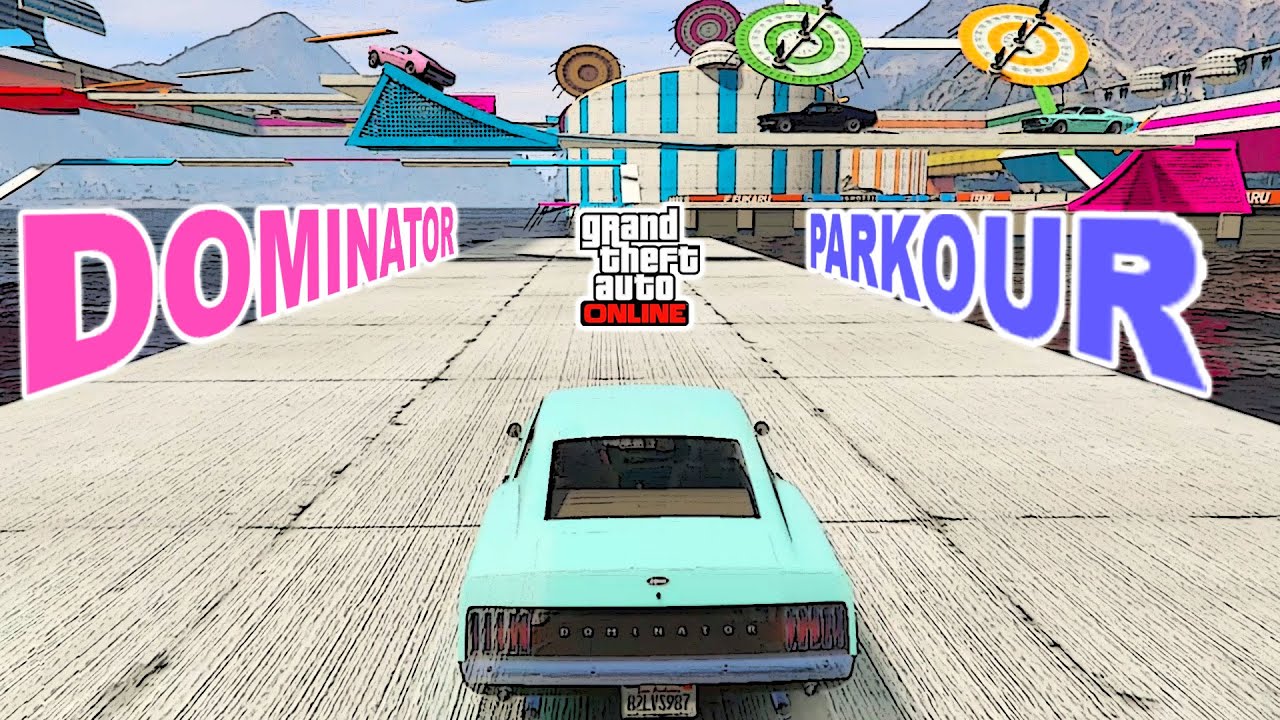 Ford Mustang паркур в GTA V OnLine