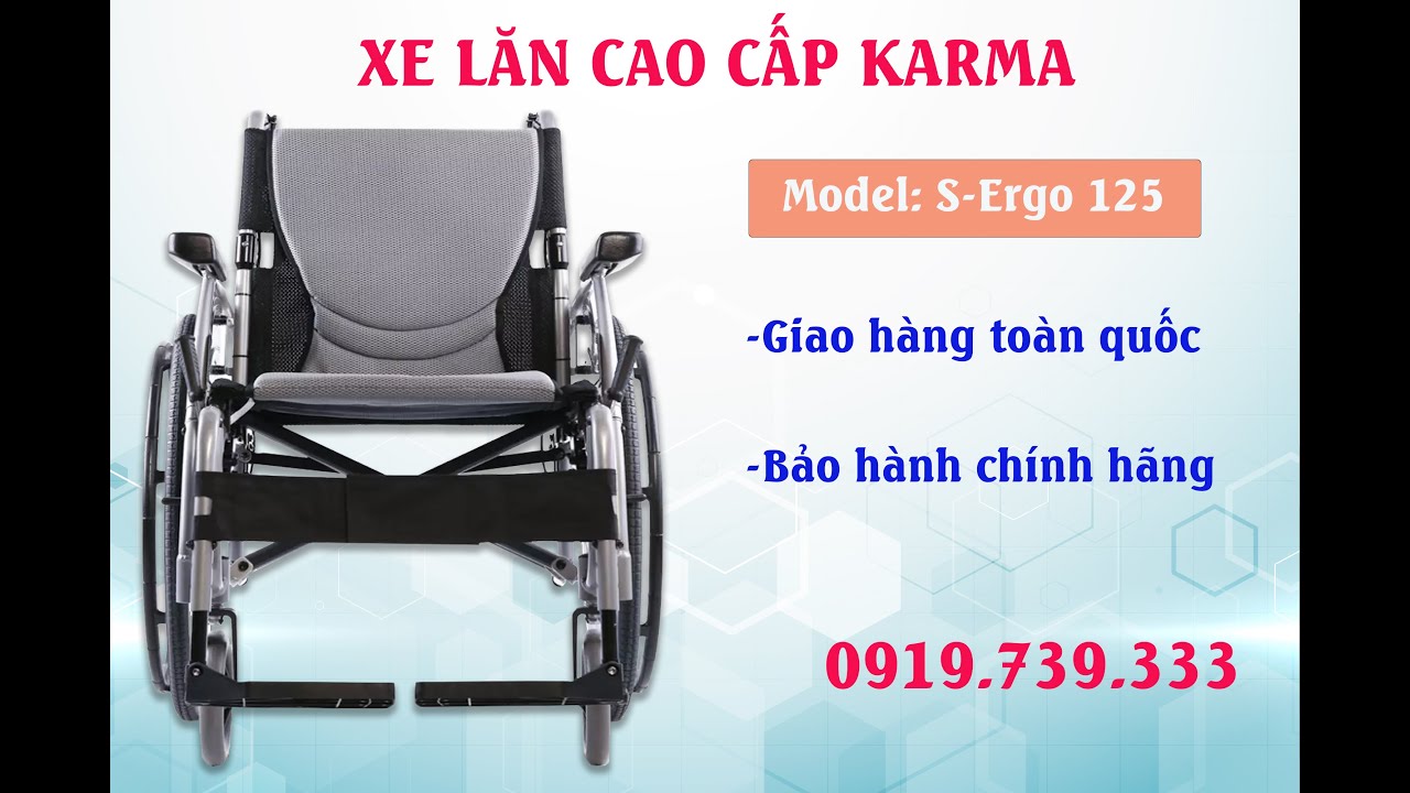 Xe lăn cao cấp Karma S-Ergo 125