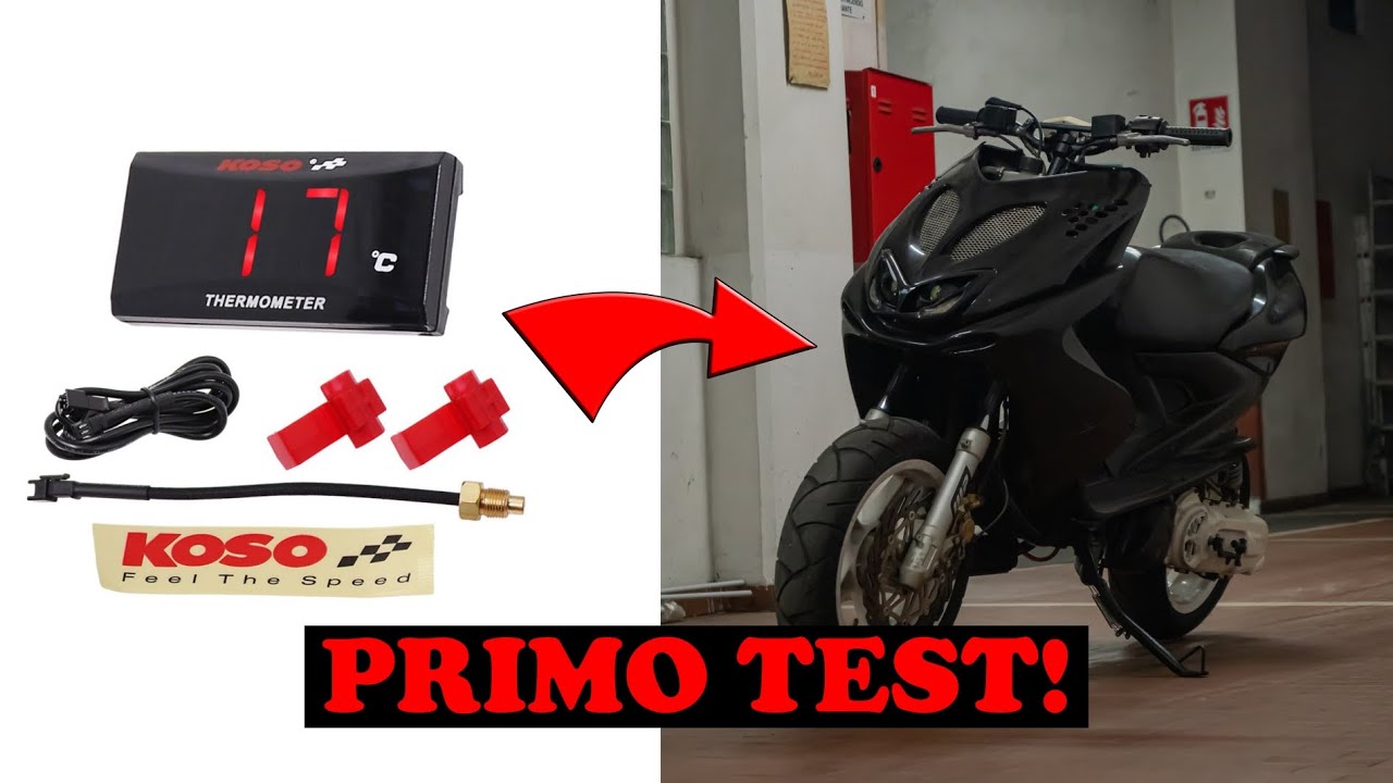 Come NON montare un termometro KOSO + PRIMA PROVA AEROX TPR - Aerox Project EP. 3