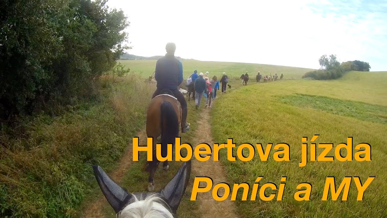 Hubertova jízda ✻ Trail 🏇🏇 Stáj u nenažraných poníků  | VLOG