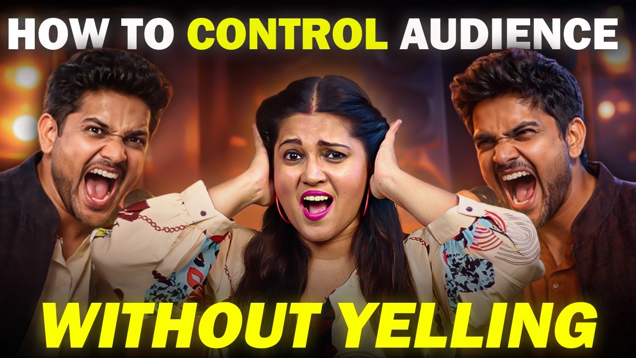 How to control audience without yelling | ▶️ MIKE WITH MONISHA