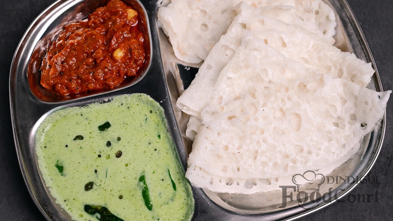 Neer Dosa & Chutney/ Quick Breakfast recipe/ Neer Dosa