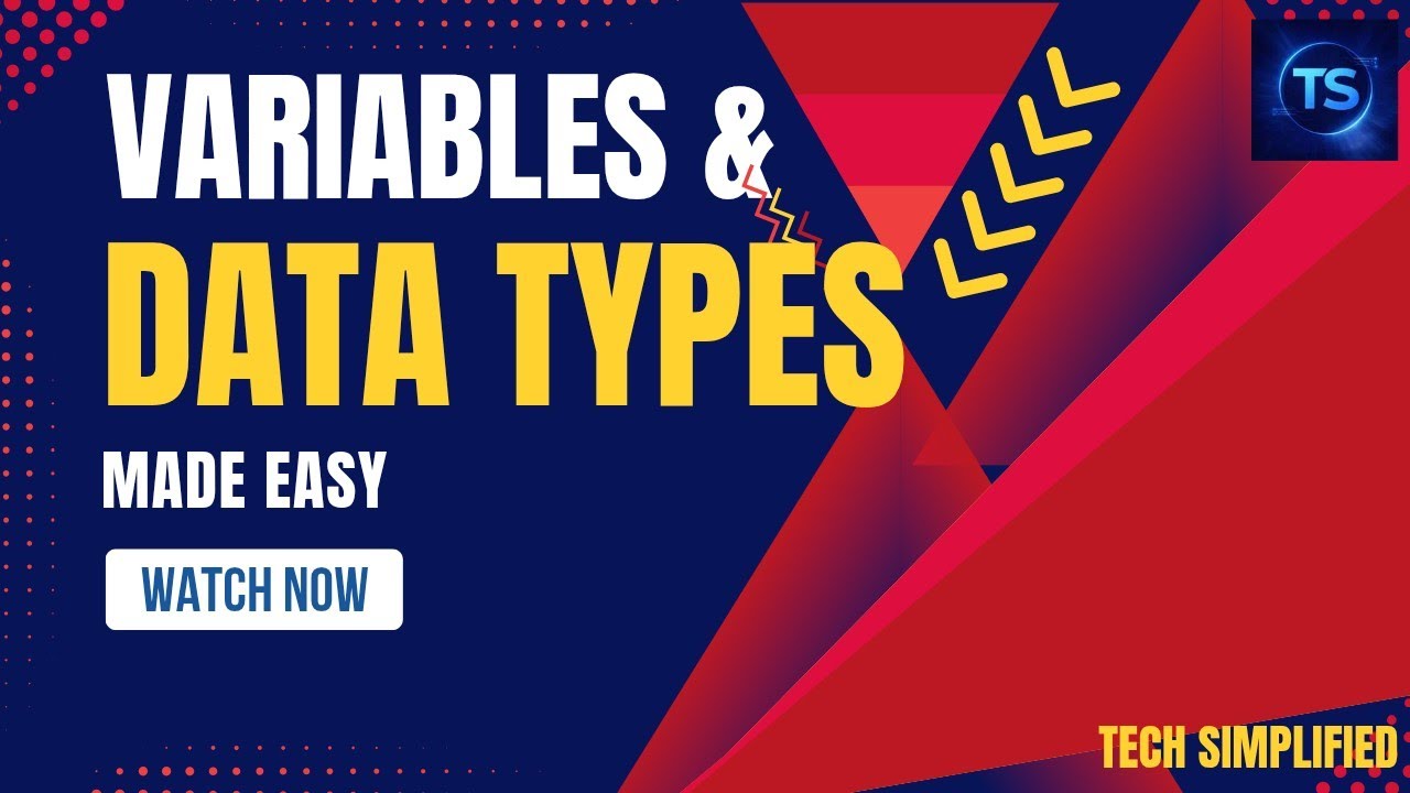 Python Variables & Data Types Explained Simply