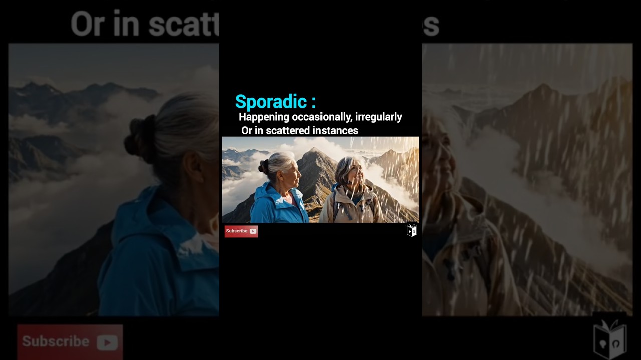 Sporadic Meaning Explained | Vocabulary for Ssc, Banking and Defence | Quicklearn