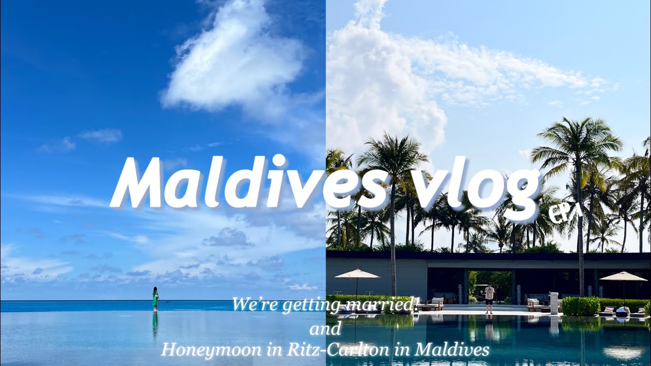 몰디브 신혼여행 | 모히또에서 몰디브한잔?!🍸 | 숨만 쉬어도 행복했던 몰디브에서의 하루하루 EP.1 | 리츠칼튼 몰디브