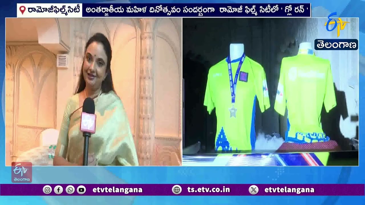 Glow Run Event Celebrates International Women’s Day at Ramoji Film City | Jersey Unveiled