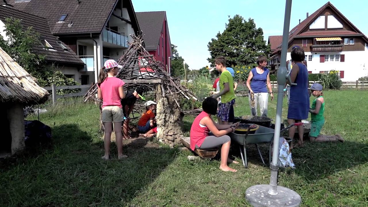 VFK Sommer 2015: Lehmh&uuml;tte bauen
