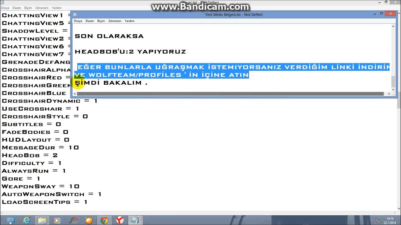 22.07.2014 Wolfteam 3 Editli Player Dosyası Hack Hile [Y&uuml;ceHack]
