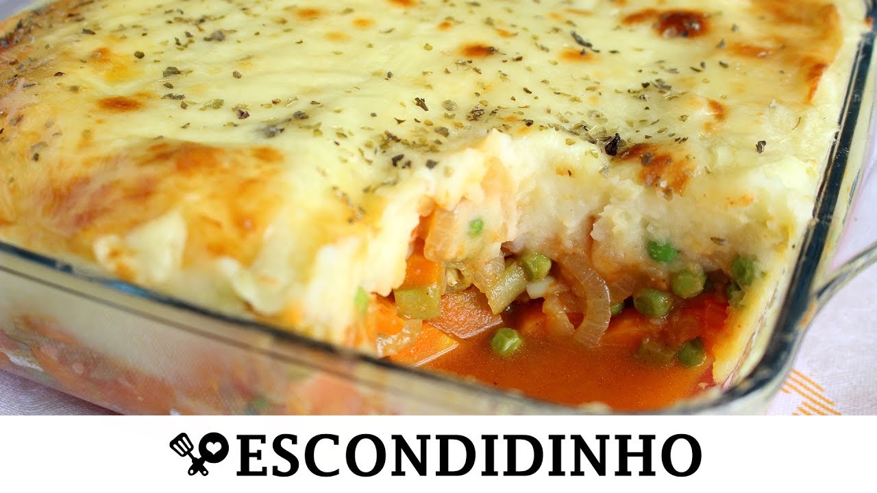 ESCONDIDINHO VEGETARIANO - RECEITAS QUE AMO