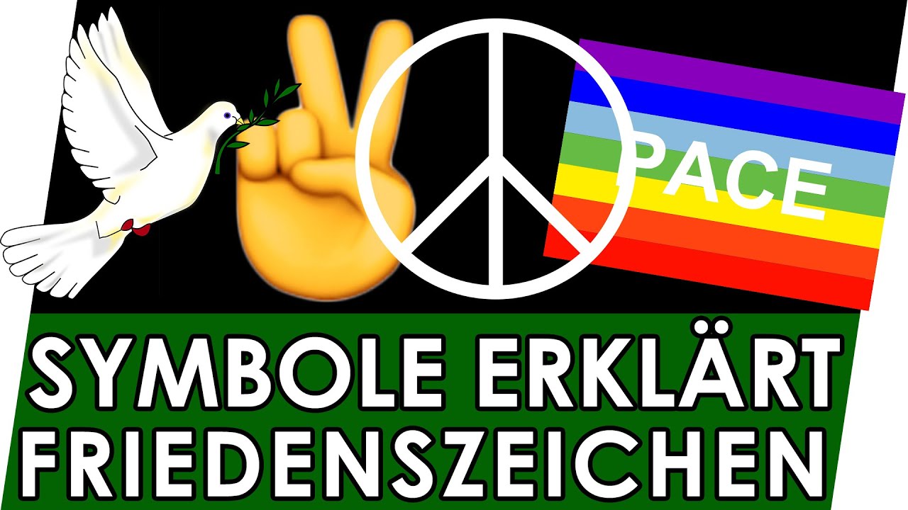 Bedeutung von Symbolen erkl&auml;rt ✌🕊☮ Friedenszeichen, Friedenstaube, Peace