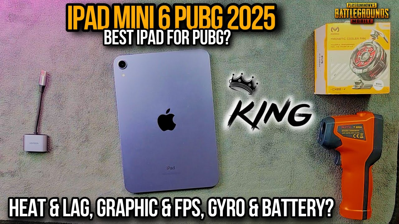 iPad Mini 6 Pubg Test 2025 | Price | Graphics & Fps | Heat & Lag | Battery & Gyro | Electro Sam