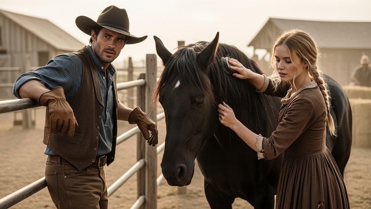 He Found Her Brushing His Neglected Horse, The Cowboy Said 