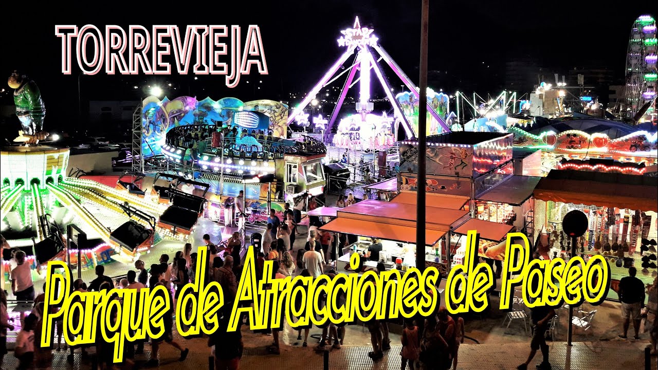 TORREVIEJA. 🎡🎢😊 PARQUE DE ATRACCIONES DE PASEO / AMUSEMENT PARK / ПАРК РАЗВЛЕЧЕНИЙ 🇪🇸 #travel