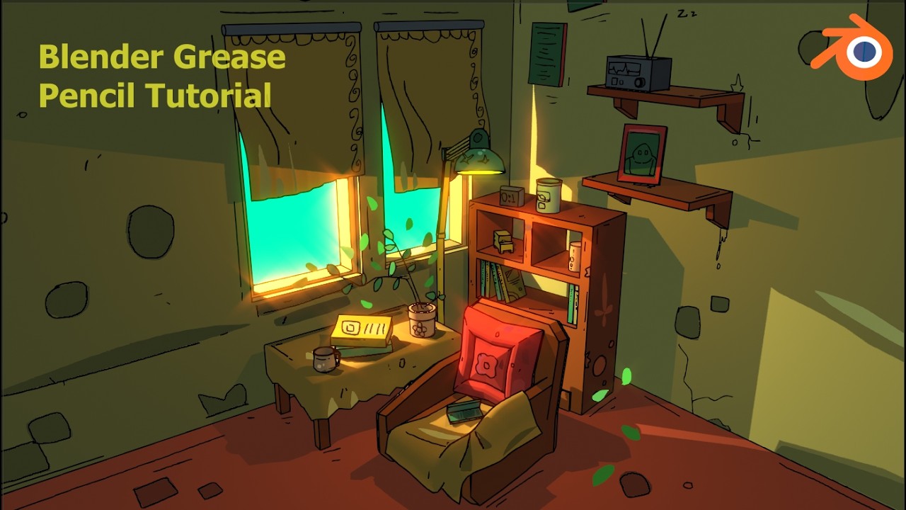 Blender Tutorial: Making a Stylized Cozy Room