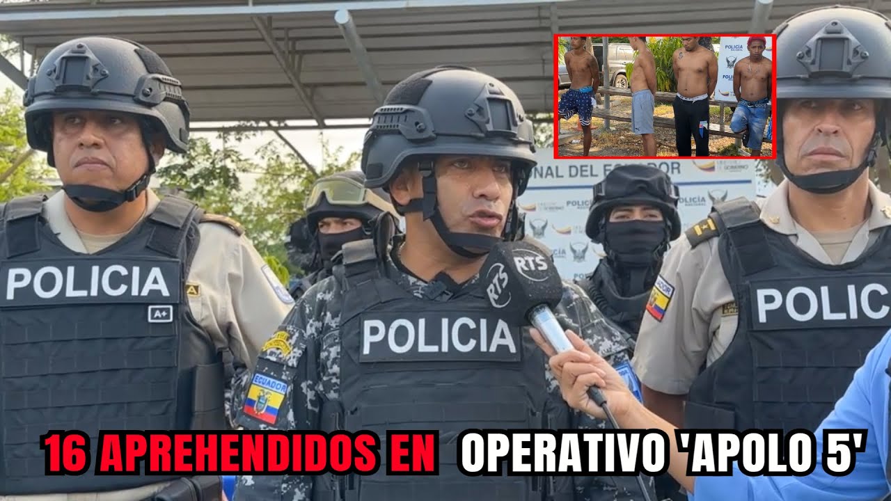 16 miembros de 'Los Lagartos' detenidos en Operativo 'Apolo 5'