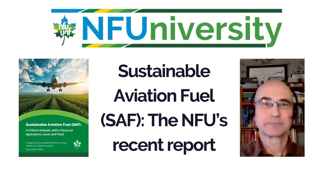 Sustainable Aviation Fuel (SAF): The NFU&rsquo;s recent report