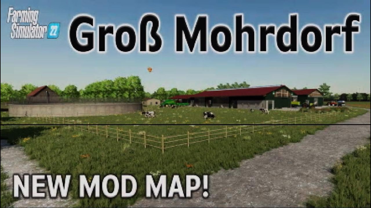 &ldquo;Gro&szlig; Mohrdorf&rdquo; FS22 MAP TOUR! NEW MOD MAP | Farming Simulator 22 (Review) PS5.