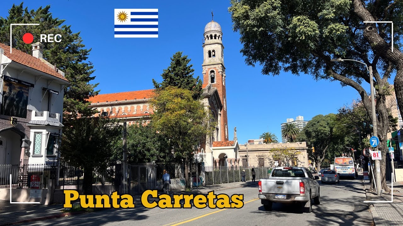 [4K] 🇺🇾 Montevideo, Uruguay | Cámara en mano para mostrarles Punta Carretas 🌇🛣️🗾| Walking Tour